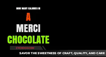 Discover the Caloric Content of a Merci Chocolate Treat