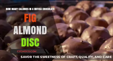 Calories in Mitica Chocolate Fig Almond Disc: A Sweet Indulgence
