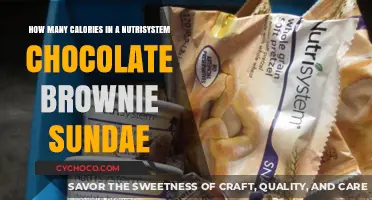 Indulge Guilt-Free: Calorie Count of Nutrisystem's Chocolate Brownie Sundae Revealed!