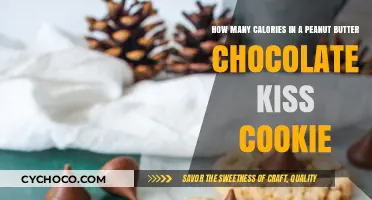 Delicious Peanut Butter Chocolate Kiss Cookies: Calorie Count Revealed!