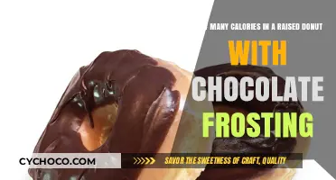 Decoding the Caloric Delight of Chocolate-Frosted Raised Donuts