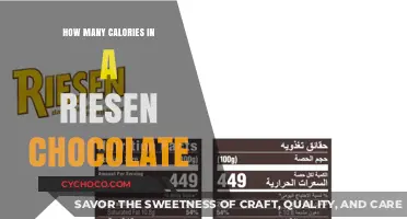 Unveiling the Caloric Secrets of a Riesen Chocolate Delight