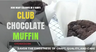 Delving into the Caloric Content of Sam's Club Chocolate Muffins