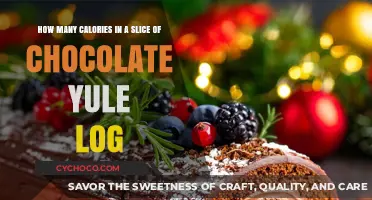 Indulge in the Holidays: Chocolate Yule Log Calorie Countdown