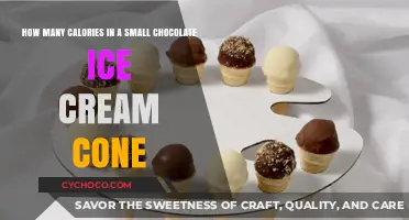 Sweet Treats: The Caloric Scoop on Small Chocolate Ice Cream Cones
