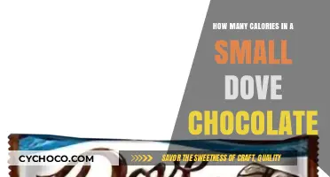 Unveiling the Caloric Secrets of a Small Dove Chocolate Delight