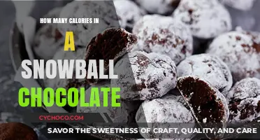 Delving into the Caloric Content of Snowball Chocolates: A Sweet Exploration