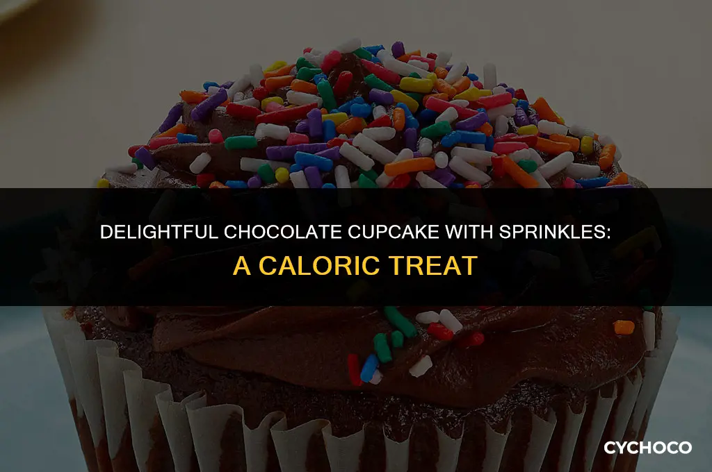 how many calories in a sprinkles chocolate cupcake