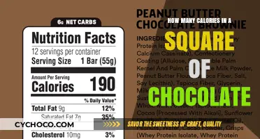 Decoding the Caloric Content of Your Favorite Chocolate Square