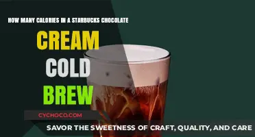Starbucks Chocolate Cream Cold Brew: A Caloric Delight Unveiled