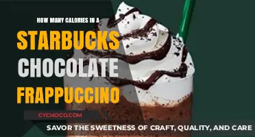 Unveiling the Caloric Mystery of Starbucks' Chocolate Frappuccino