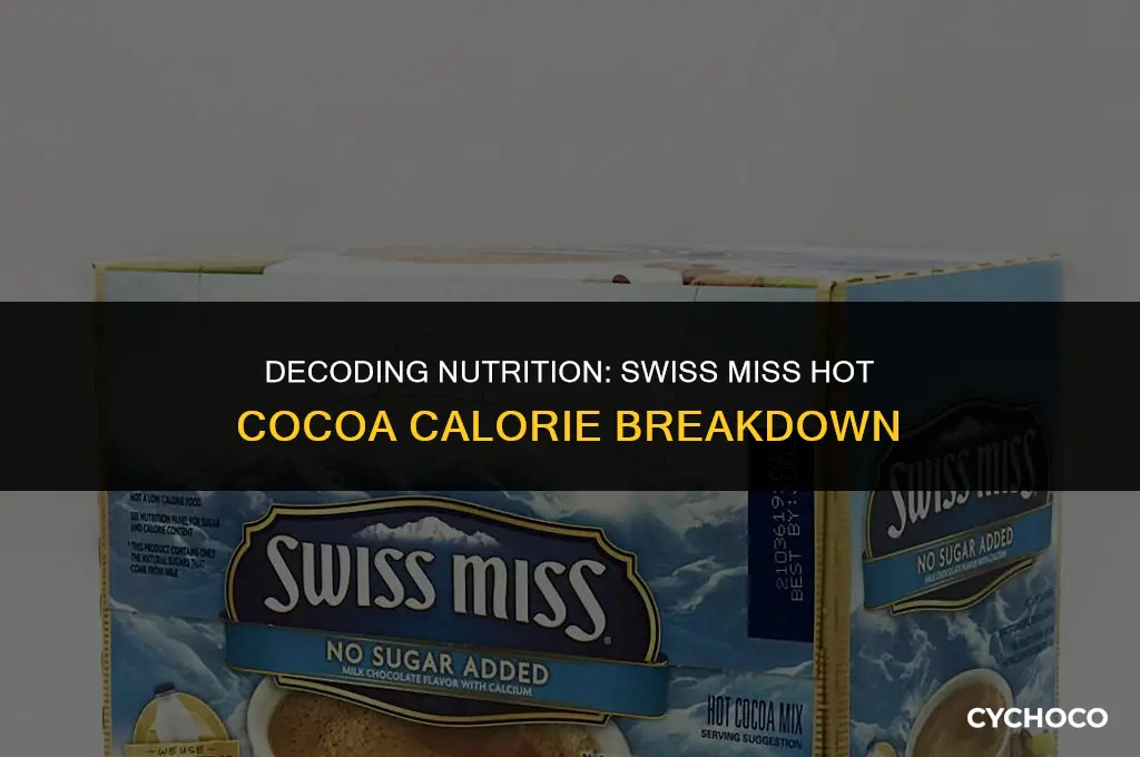 how many calories in a swiss miss hot cocoa packet
