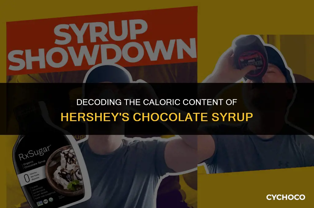 how many calories in a tablespoon of hershey