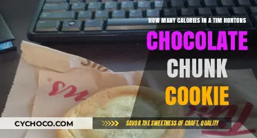Unveiling the Caloric Delight of Tim Hortons' Chocolate Chunk Cookie