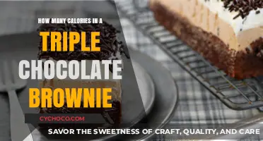 Indulge in Decadence: The Caloric Delight of Triple Chocolate Brownies