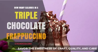 Indulge Wisely: Calorie Count of a Triple Chocolate Frappuccino