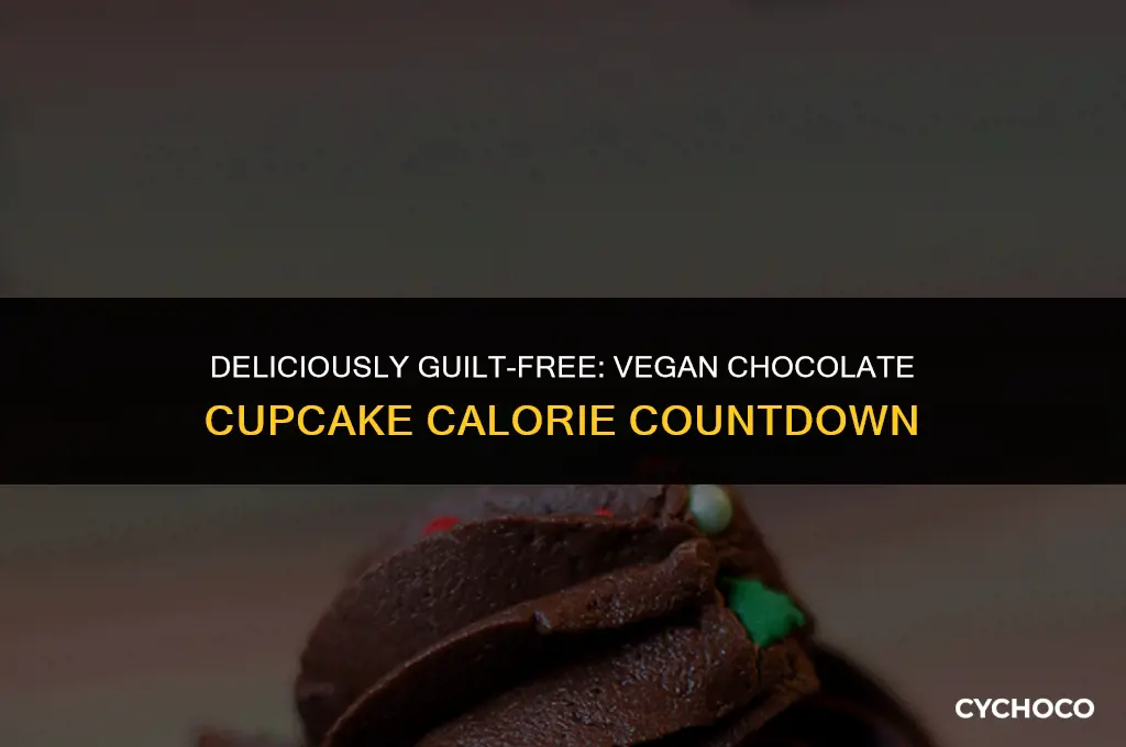 how many calories in a vegan chocolate cupcake