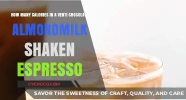 Sipping on a Venti Chocolate Almond Milk Shaken Espresso: A Caloric Delight