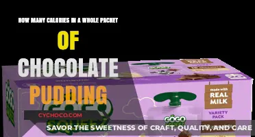 Decoding the Caloric Content of a Full Chocolate Pudding Packet
