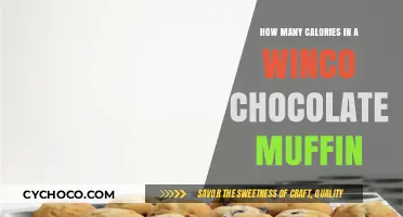 Delicious Winco Chocolate Muffin: A Tempting Treat Under 300 Calories!