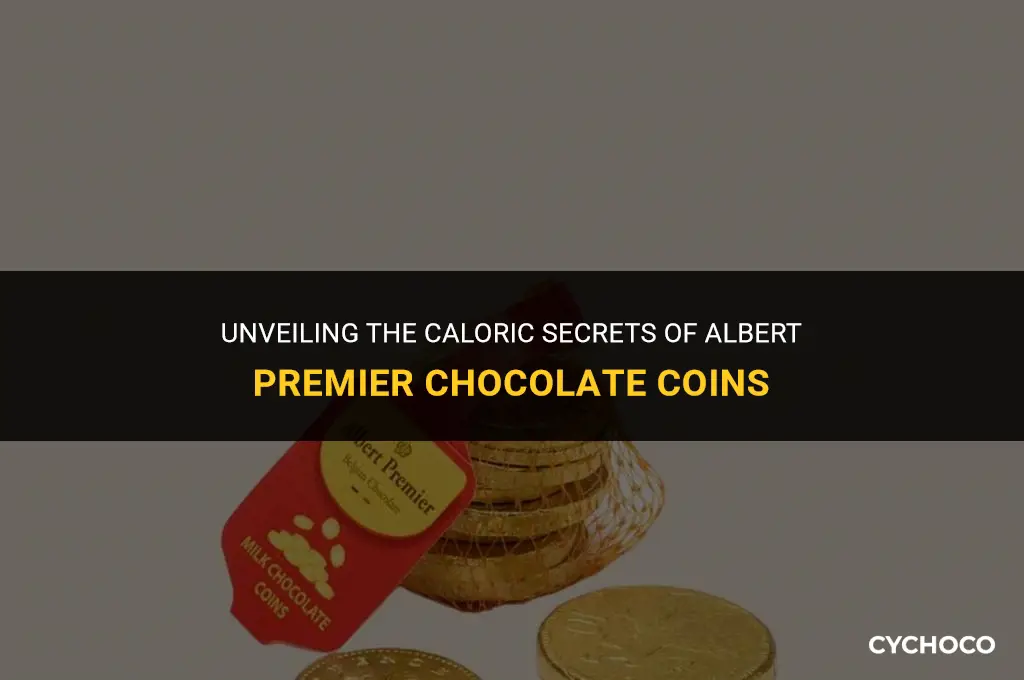 how many calories in albert premier chocolate coins