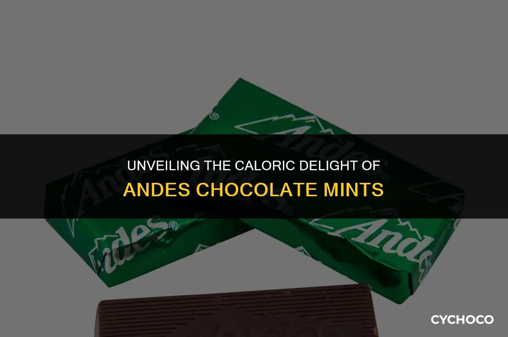 how many calories in an andes chocolate mint