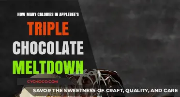 Indulge in Applebee's Triple Chocolate Meltdown: A Caloric Delight