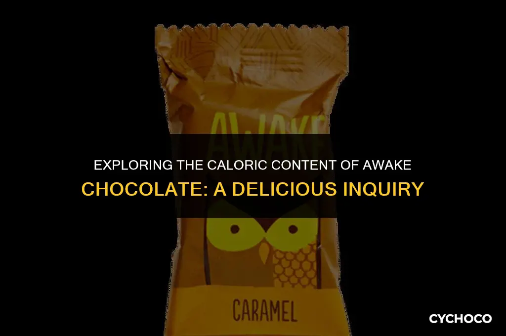 how many calories in awake chocolate
