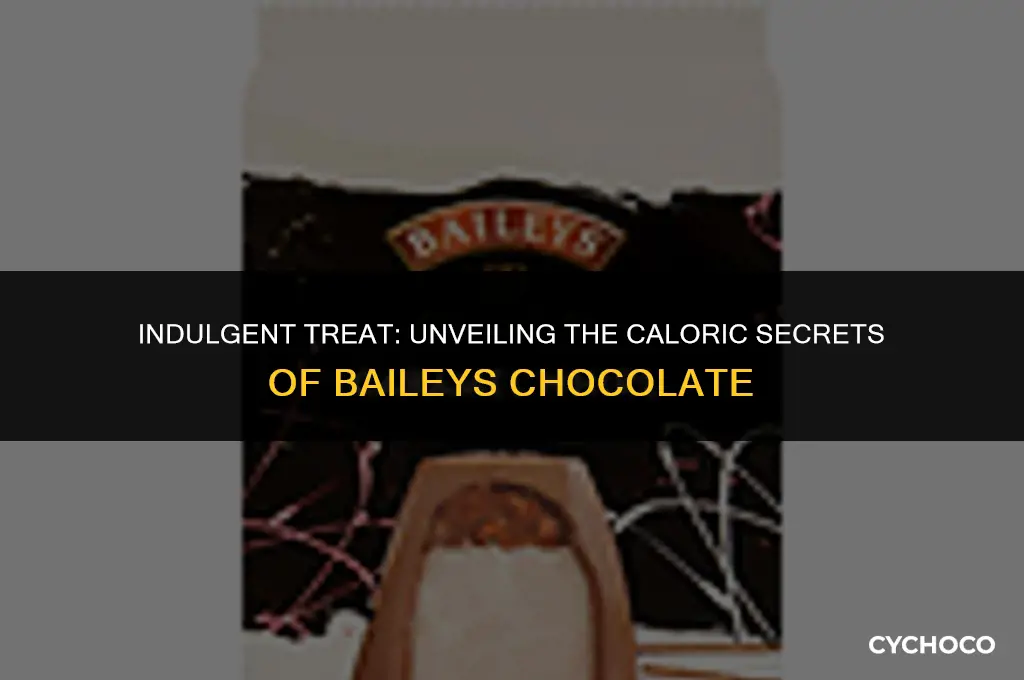 how many calories in baileys chocolate