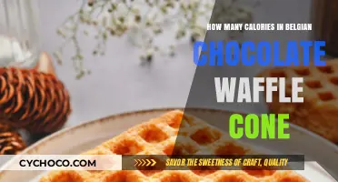 Indulge in Decadence: Calorie Count of Belgian Chocolate Waffle Cones