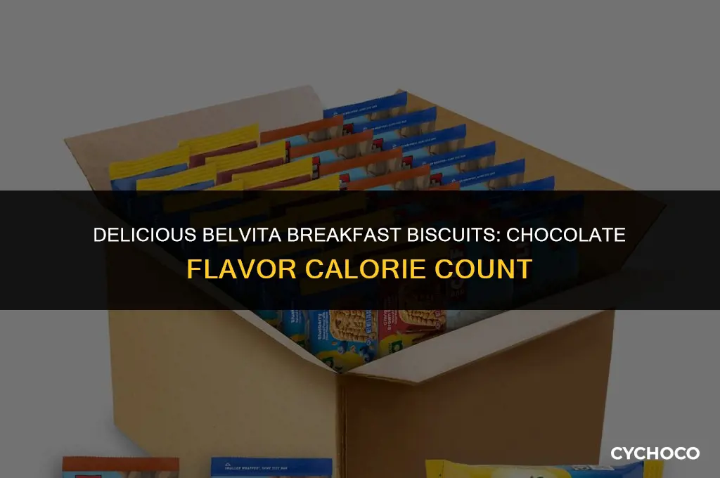 how many calories in belvita breakfast biscuits chocolate