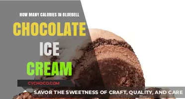 Indulge Smart: Calorie Count in Bluebell Chocolate Ice Cream