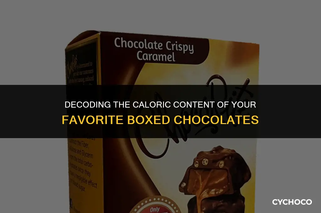 how many calories in boxed chocolate