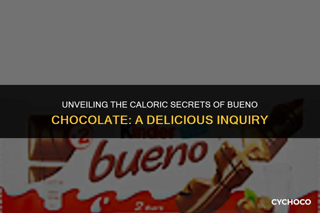 how many calories in bueno chocolate
