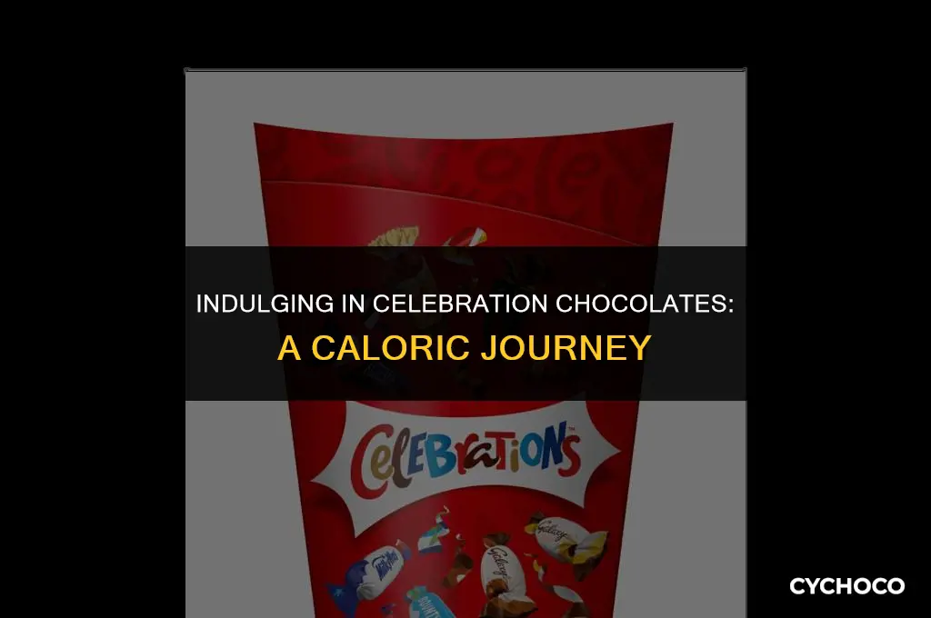 how many calories in celebration chocolates