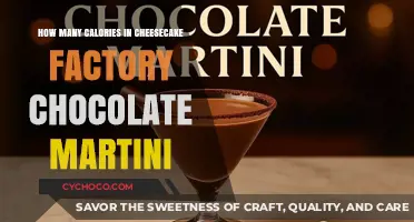 Indulgent Sips: Unveiling the Caloric Secrets of Cheesecake Factory's Chocolate Martini