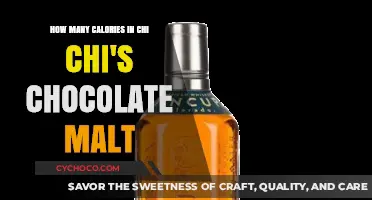 Indulge in Chi Chi's Chocolate Malt: A Caloric Delight
