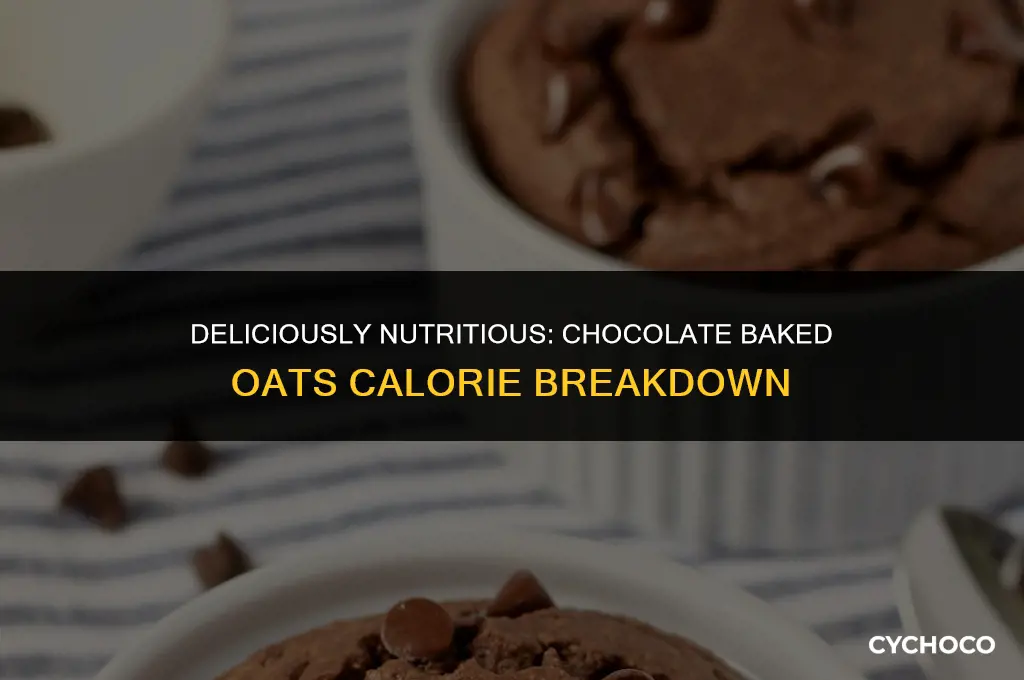 how many calories in chocolate baked oats