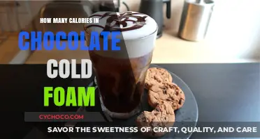 Indulge Smart: Calorie Count in Chocolate Cold Foam Revealed