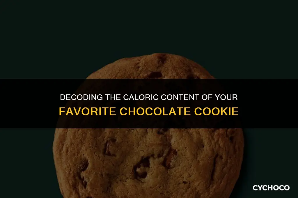 how many calories in chocolate cookie