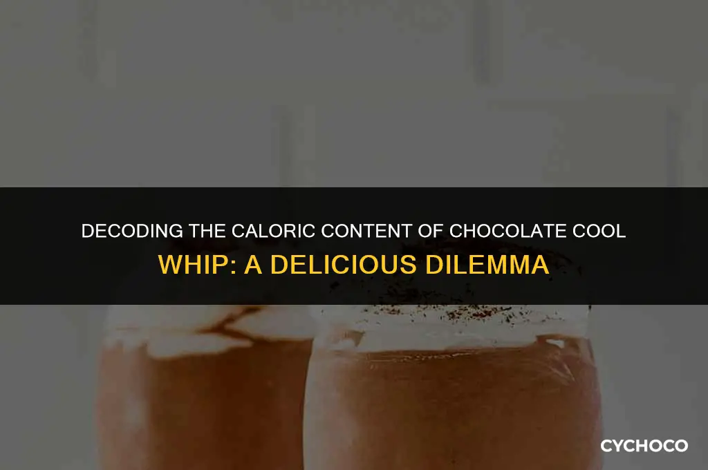 how many calories in chocolate cool whip