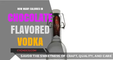 Indulge Smart: Calorie Count in Chocolate Flavored Vodka Revealed