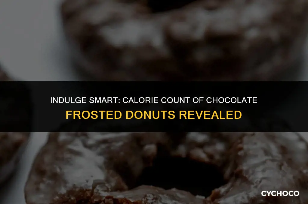 how many calories in chocolate forsting donute