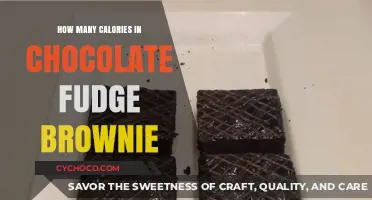 Indulgent Chocolate Fudge Brownie: A Caloric Delight Unveiled