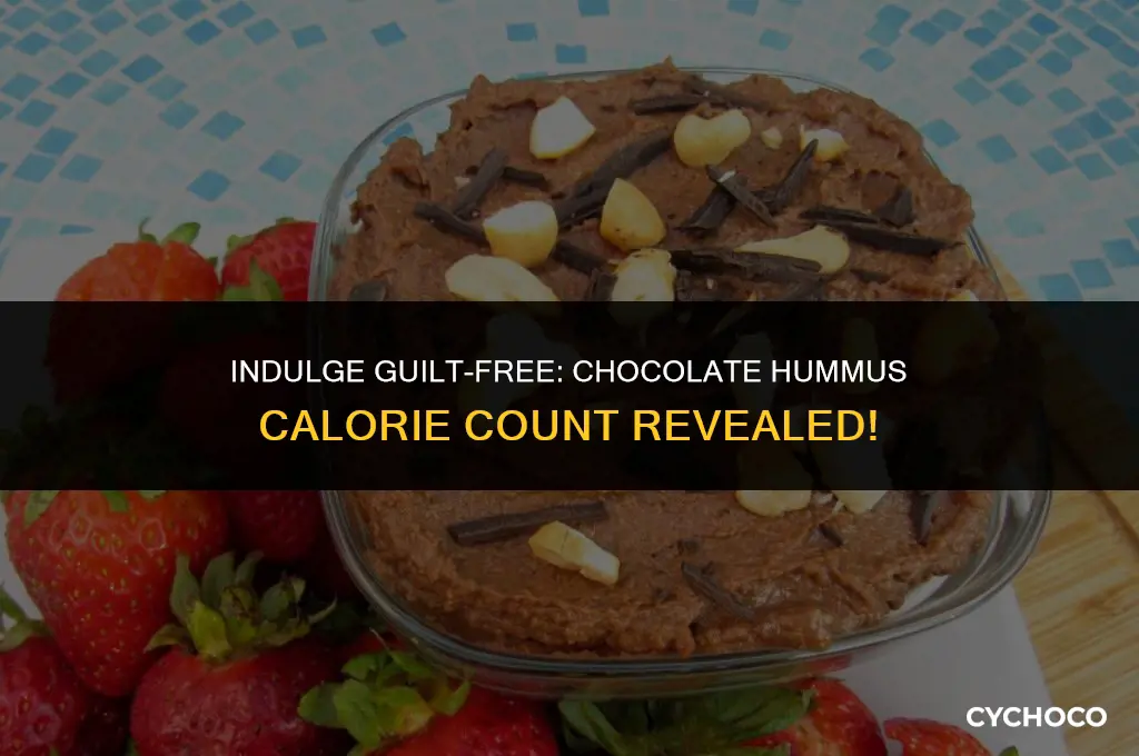 how many calories in chocolate hummus