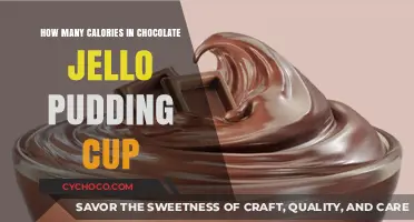 Delicious Chocolate Jello Pudding Cup: A Calorie Breakdown