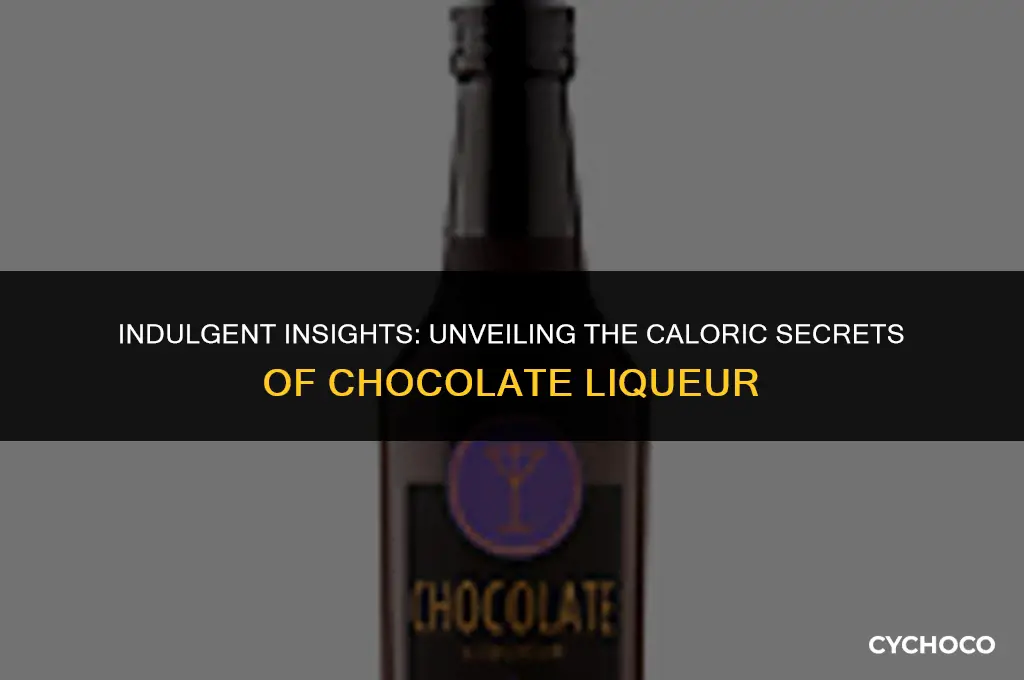 how many calories in chocolate liqueur