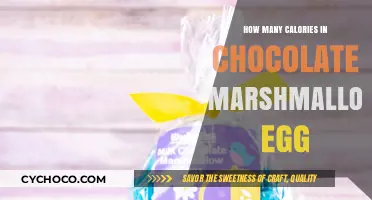 Delicious Chocolate Marshmallow Egg: A Tempting Treat with Calorie Count