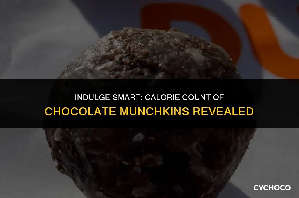 how many calories in chocolate munchkins