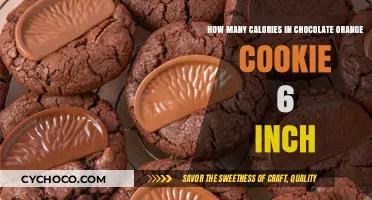 Unveiling the Caloric Delight of a 6-Inch Chocolate Orange Cookie